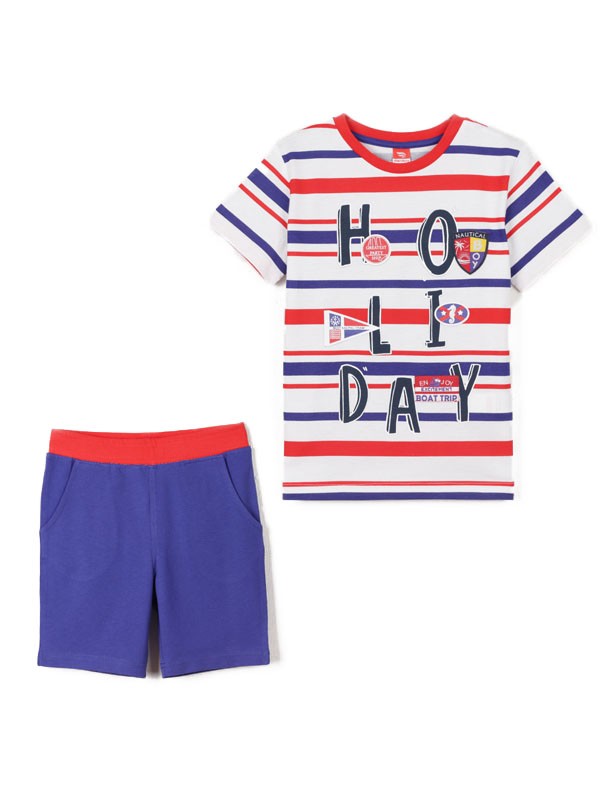 Комплект мал (футболка, шорты) (АРТ. CSKB 90020)