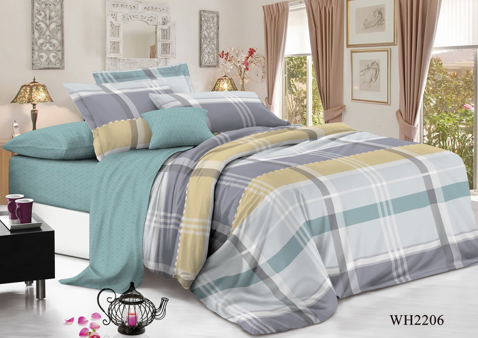 КПБ 2-х сп с евро сатин (АРТ. WH2206)