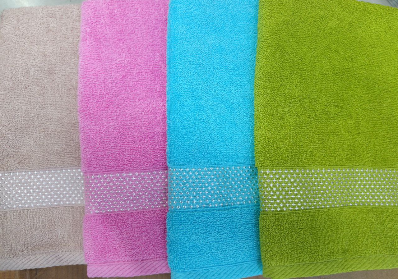 Полотенце махровое 50*90 (420гр) (АРТ. Камушки 50*90)