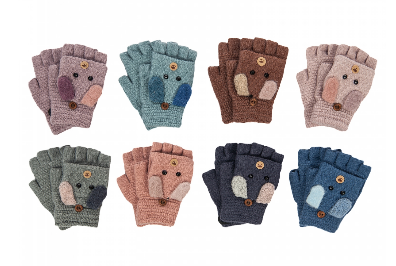 Перчатки дет трикотажные (АРТ. S537-M)