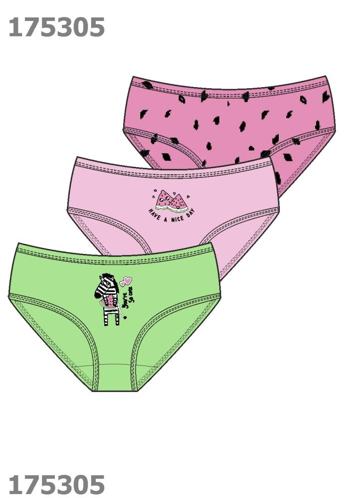 Трусы дев (упак-3 шт) (АРТ. GC5604)