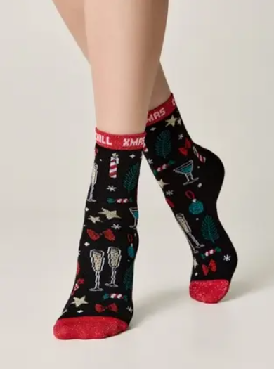 Носки жен. хлопковые NEW YEAR (АРТ. 23С-46СП)