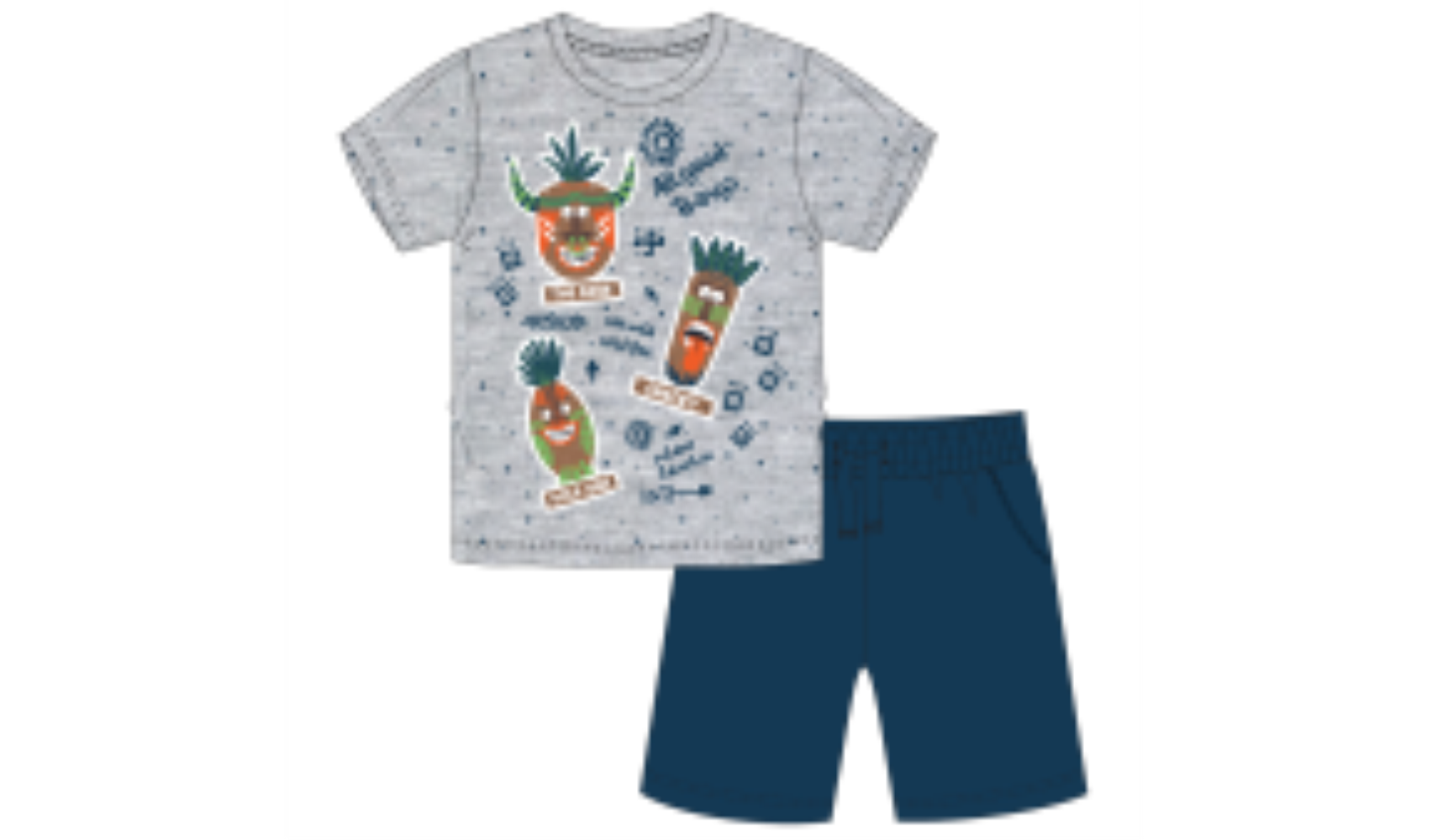 Комплект мал Cherubino (футболка, шорты) (АРТ. CSKB 90101)