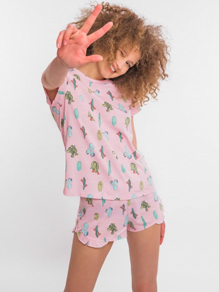 Комплект жен (футболка+шорты) (АРТ. 592304)