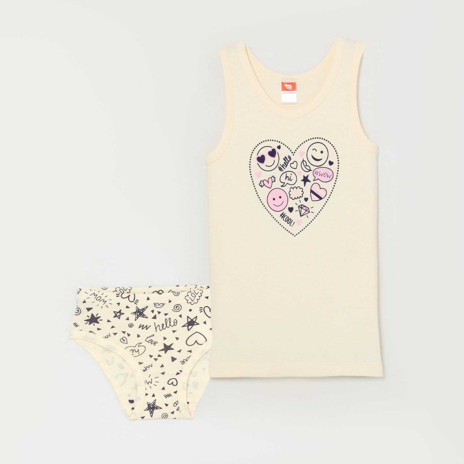 Комплект для девочки (майка, трусы) (АРТ. CSKG 30010)