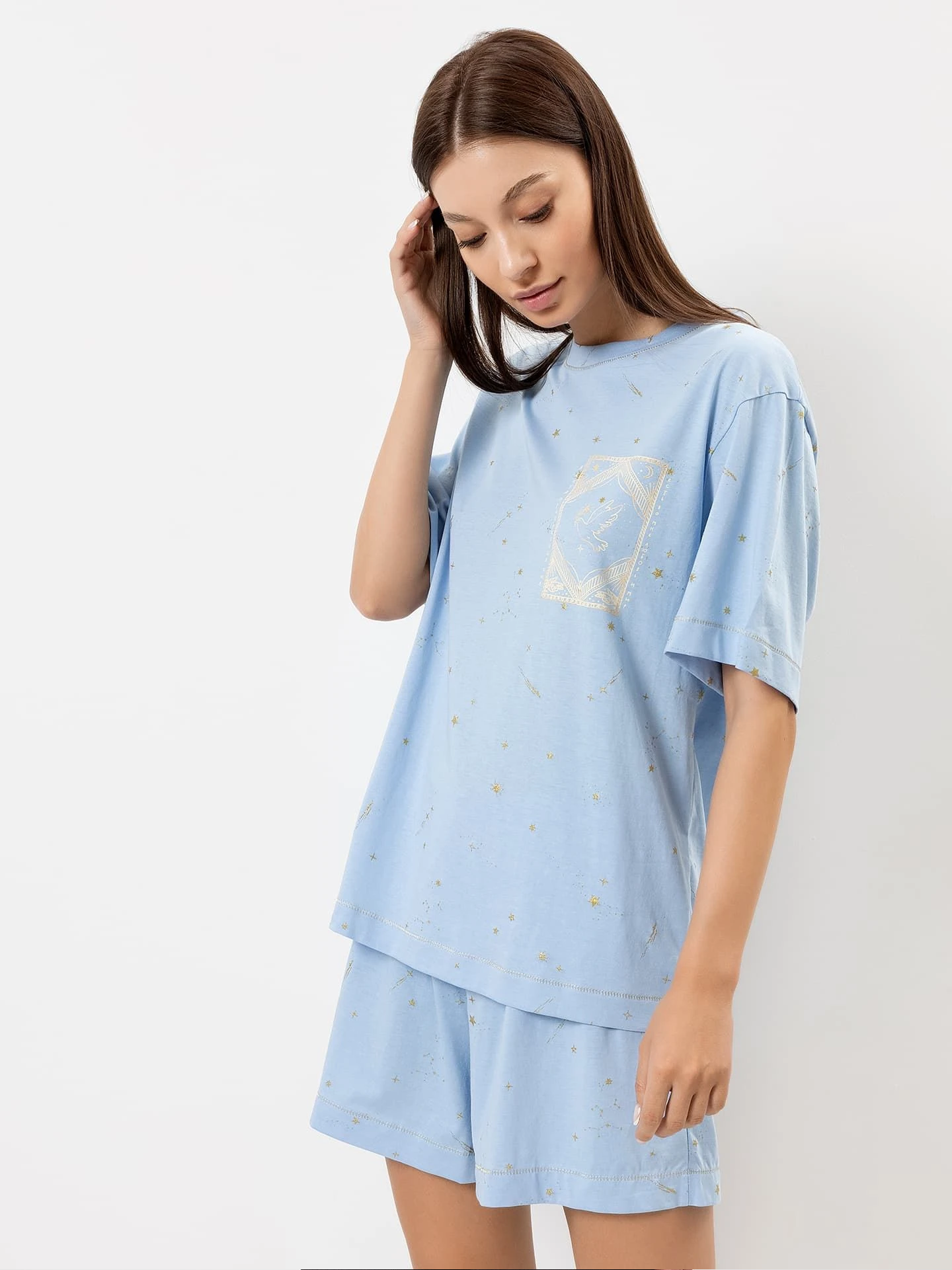 Комплект жен(футболка+шорты) (АРТ. 592389-2)