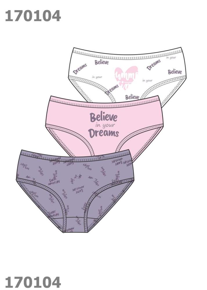 Трусы дев (упак-3 шт) (АРТ. GC5585)