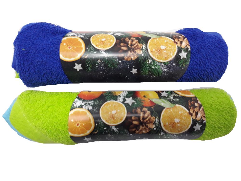 Комплект коробка Мандариновое настроение 11*8*2, салфетка 30*30-2шт. (Barkas-Teks) (АРТ. НК-23)