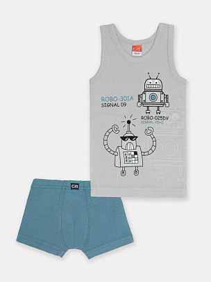 Комплект мал (майка, трусы-боксеры) (АРТ. CSKB 30038)