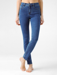 Брюки джинсовые жен Scinny push up (АРТ. CON-296)