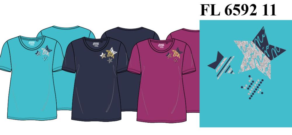 Футболка жен Family Colors (АРТ. FL 6592)