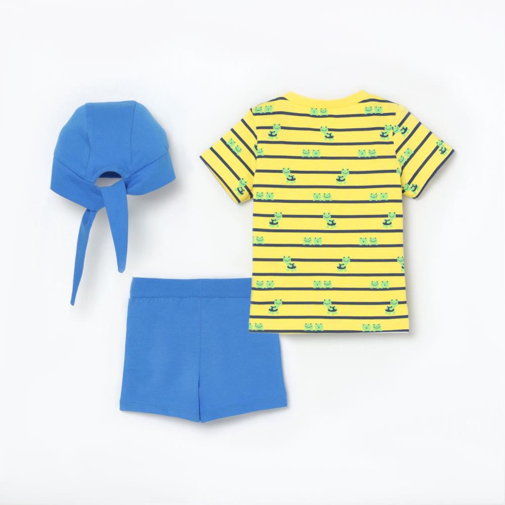 Комплект яс (футболка, шорты, шапочка) Cherubino (АРТ. CSNB 90027)