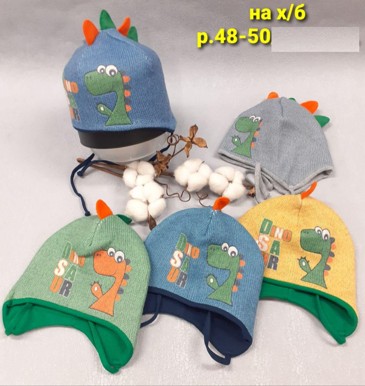 Комплект (шапка+снуд) Динозаврик (АРТ. ДКМ21-539)
