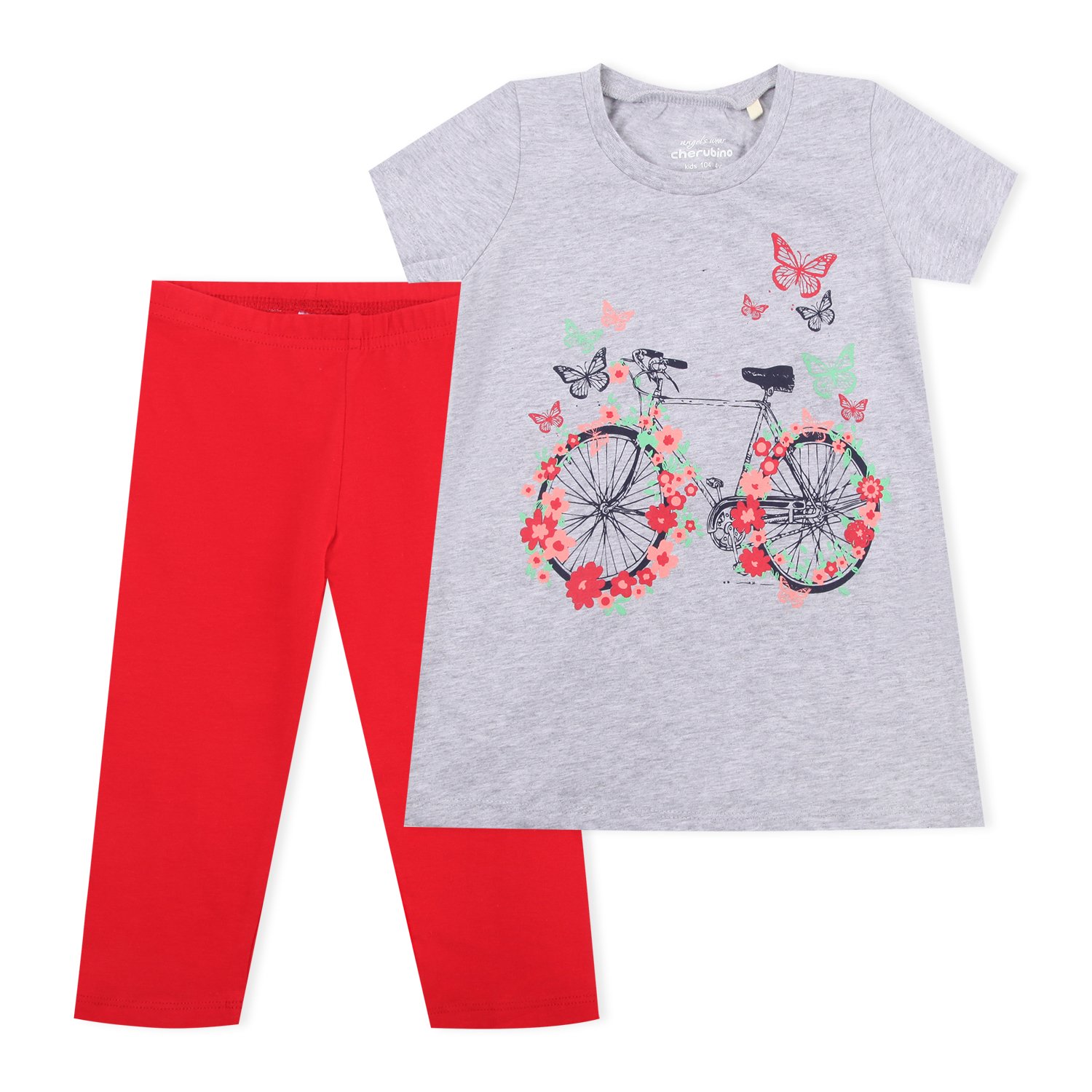 Комплект дев (футболка, шорты) (АРТ. CAK 9817)