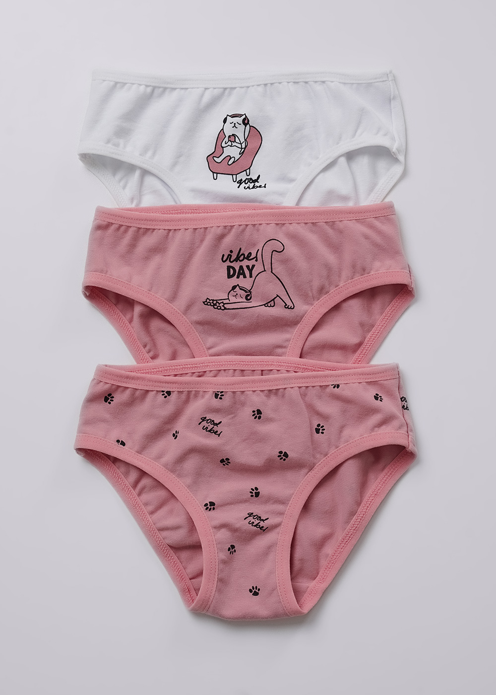 Трусы дев (упак-3 шт) (АРТ. GC5643)