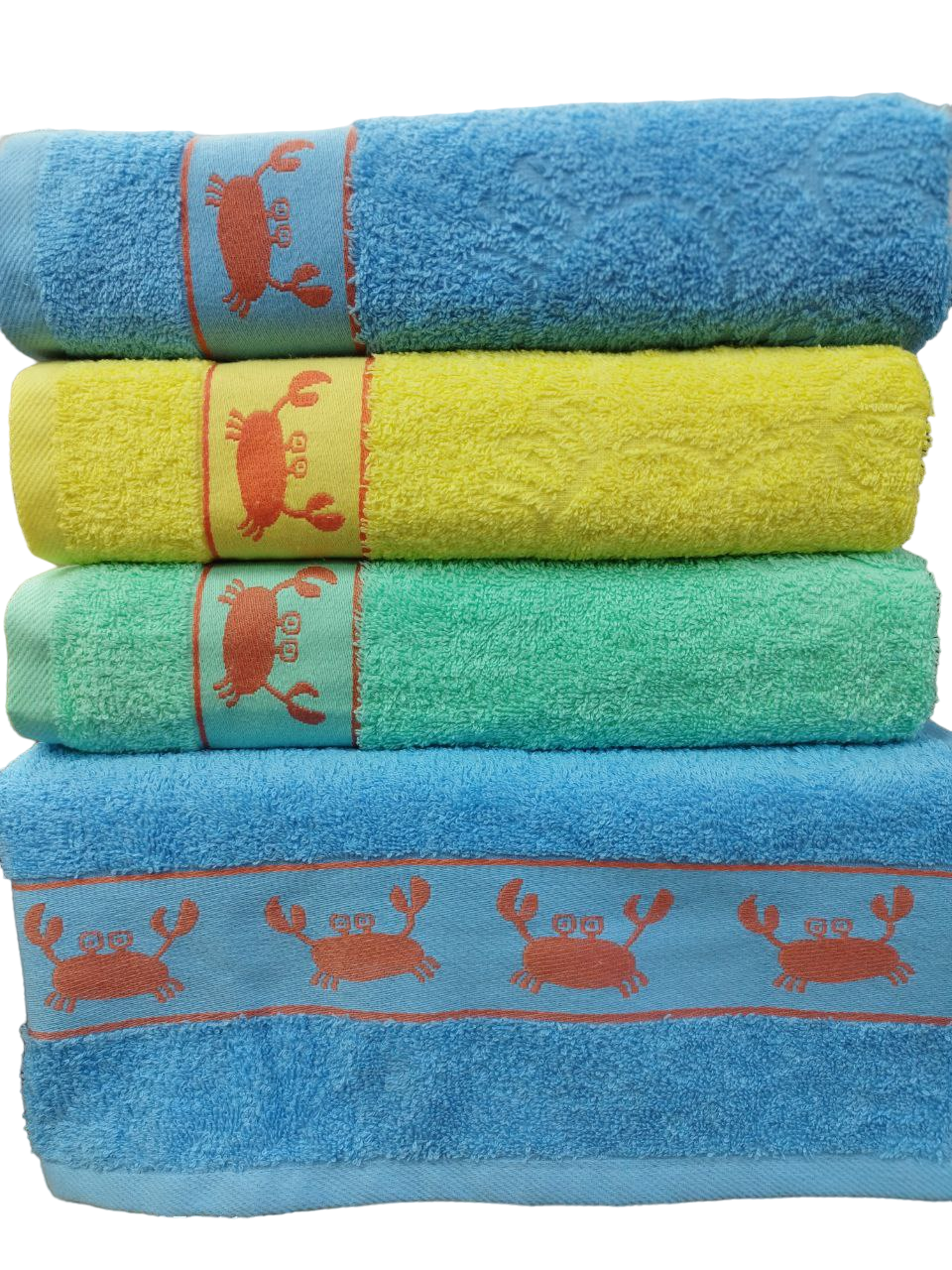 Полотенце махровое 95*150 (АРТ. Крабик 95*150)