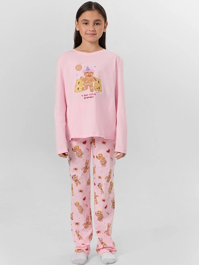 Комплект для дев (лонгслив, брюки) (АРТ. 567755)