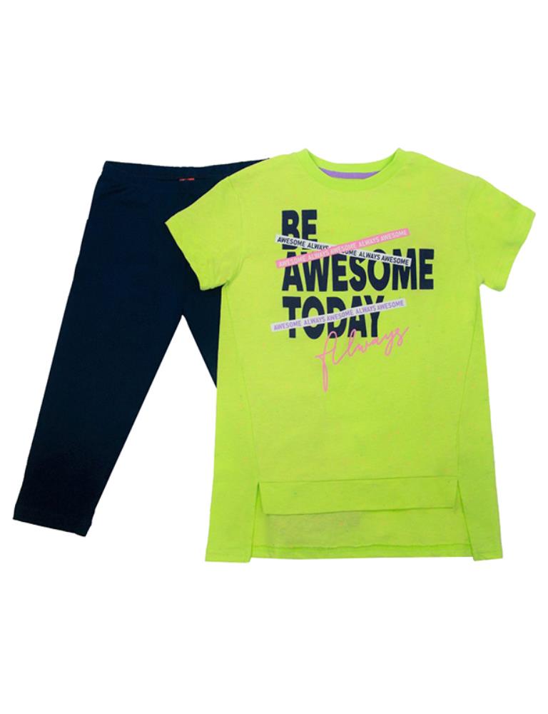 Комплект дев  (платье типа "туника", бриджи) (АРТ. CSJG 90104)