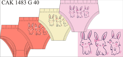 Трусы дев (АРТ. CAK 1483)