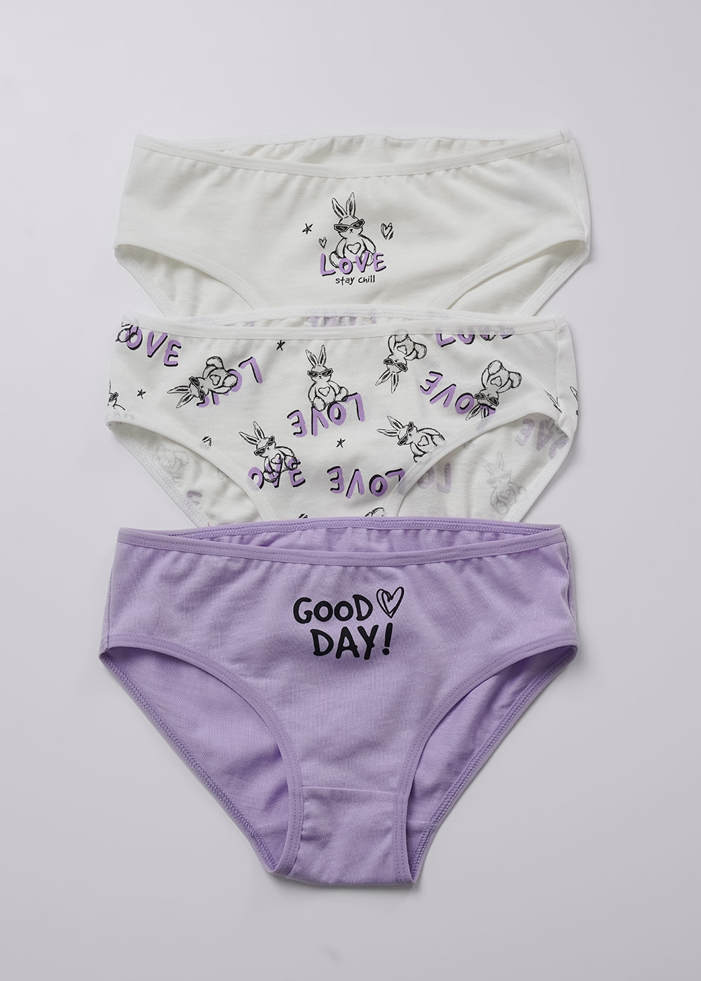 Трусы дев (упак-3 шт) (АРТ. GC5645)