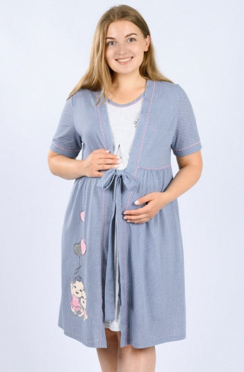 Комплект (халат + н/с)  д/беременных (АРТ. 1178)