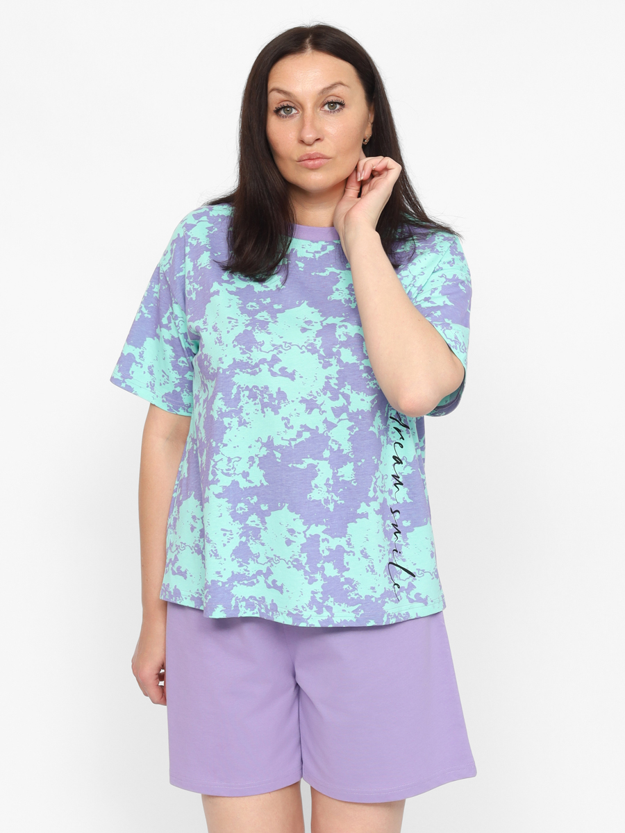 Комплект жен (футболка, шорты) (АРТ. CWXW 50030)