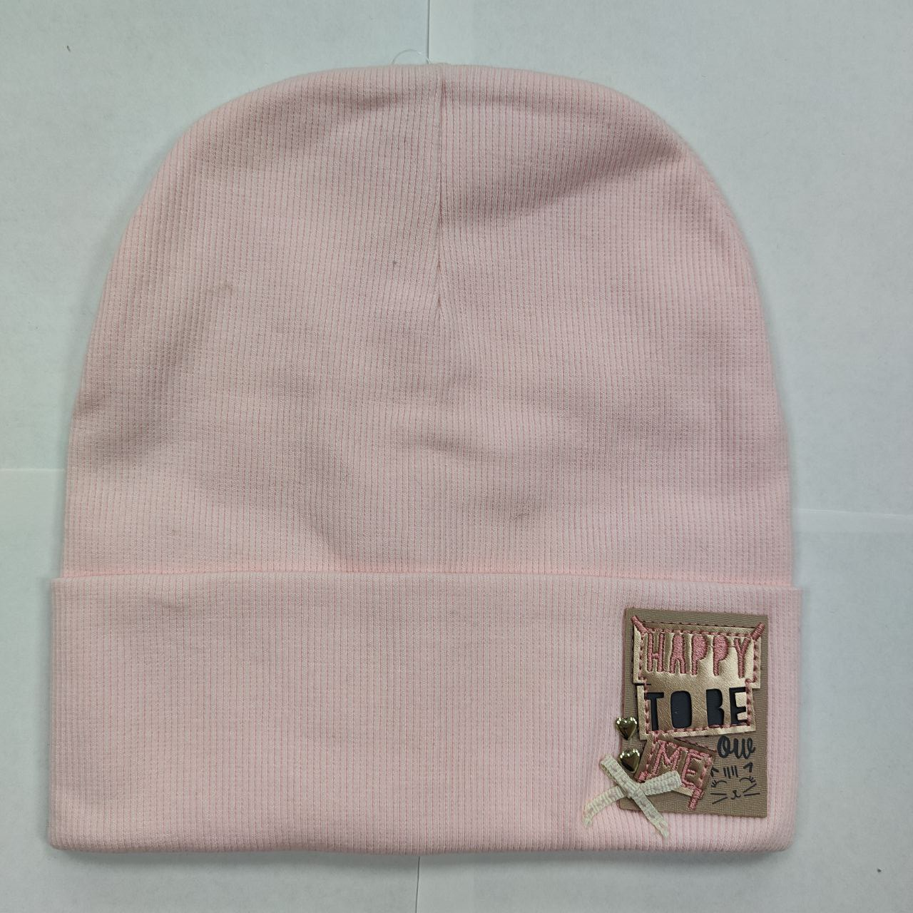 Шапка-рубчик Happy (АРТ. 22-451ТШД)