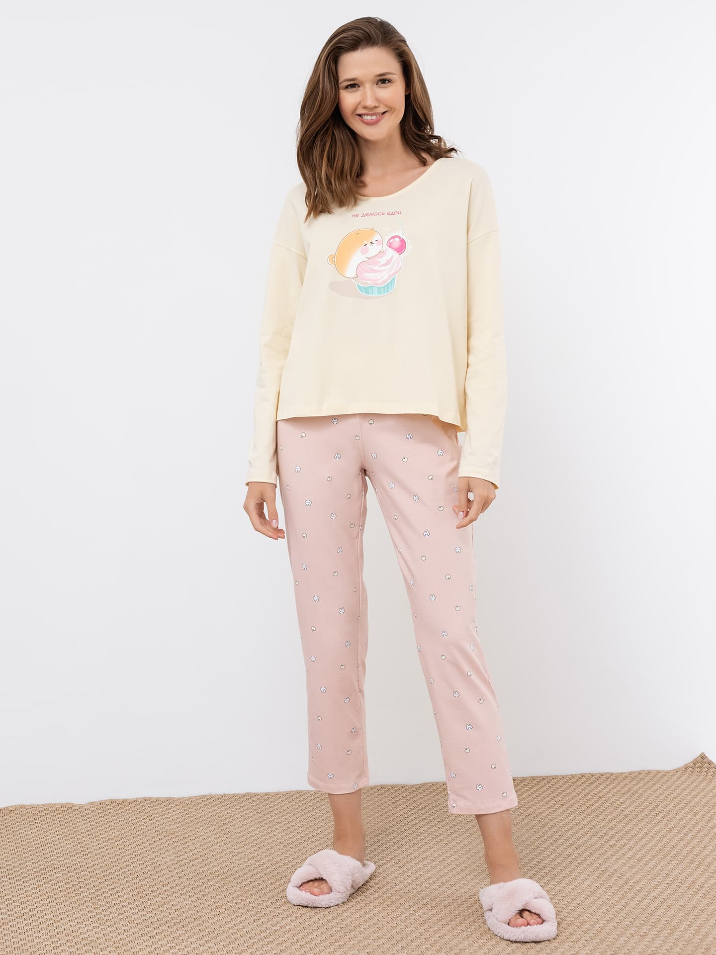 Комплект жен (джемпер+бриджи) (АРТ. 592466)