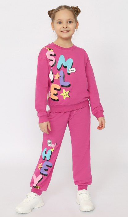 Комплект дев (джемпер, брюки) (АРТ. CSKG 90238)