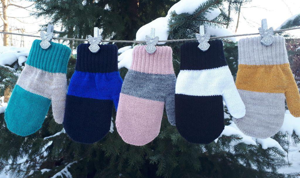 Варежки дет двойные (АРТ. NONNA)