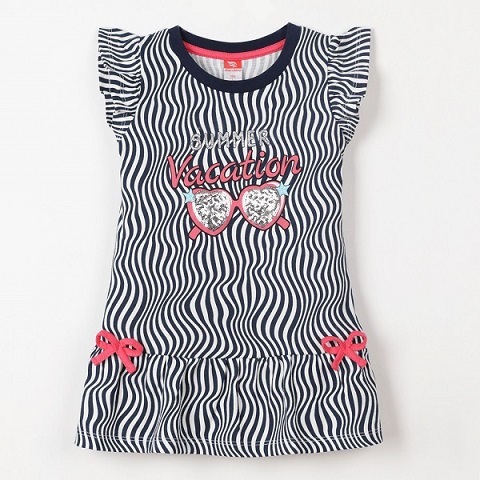 Платье модель "Туника"  дев (АРТ. CSKG 62701)