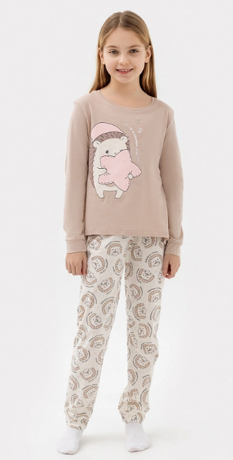 Пижама/комплект дев (фуфайка+брюки) (АРТ. 567720)