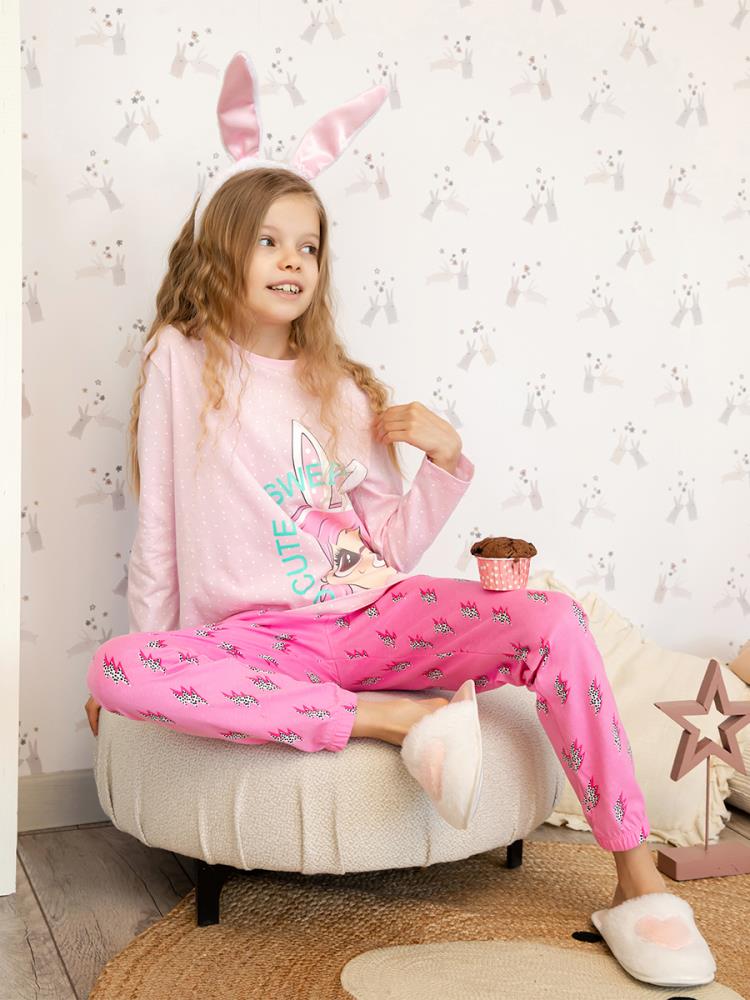 Комплект дев (джемпер, брюки) (АРТ. 567726)