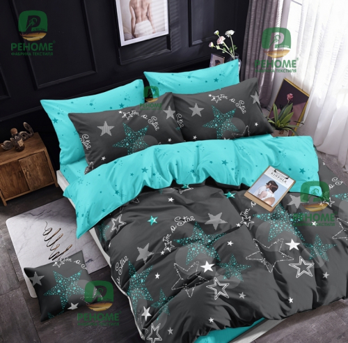 КПБ 2-х Евро поплин (АРТ. ПВ11-1255)