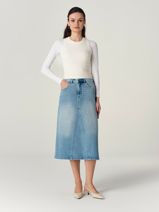 Юбка джинсовая жен (АРТ. CON-894)