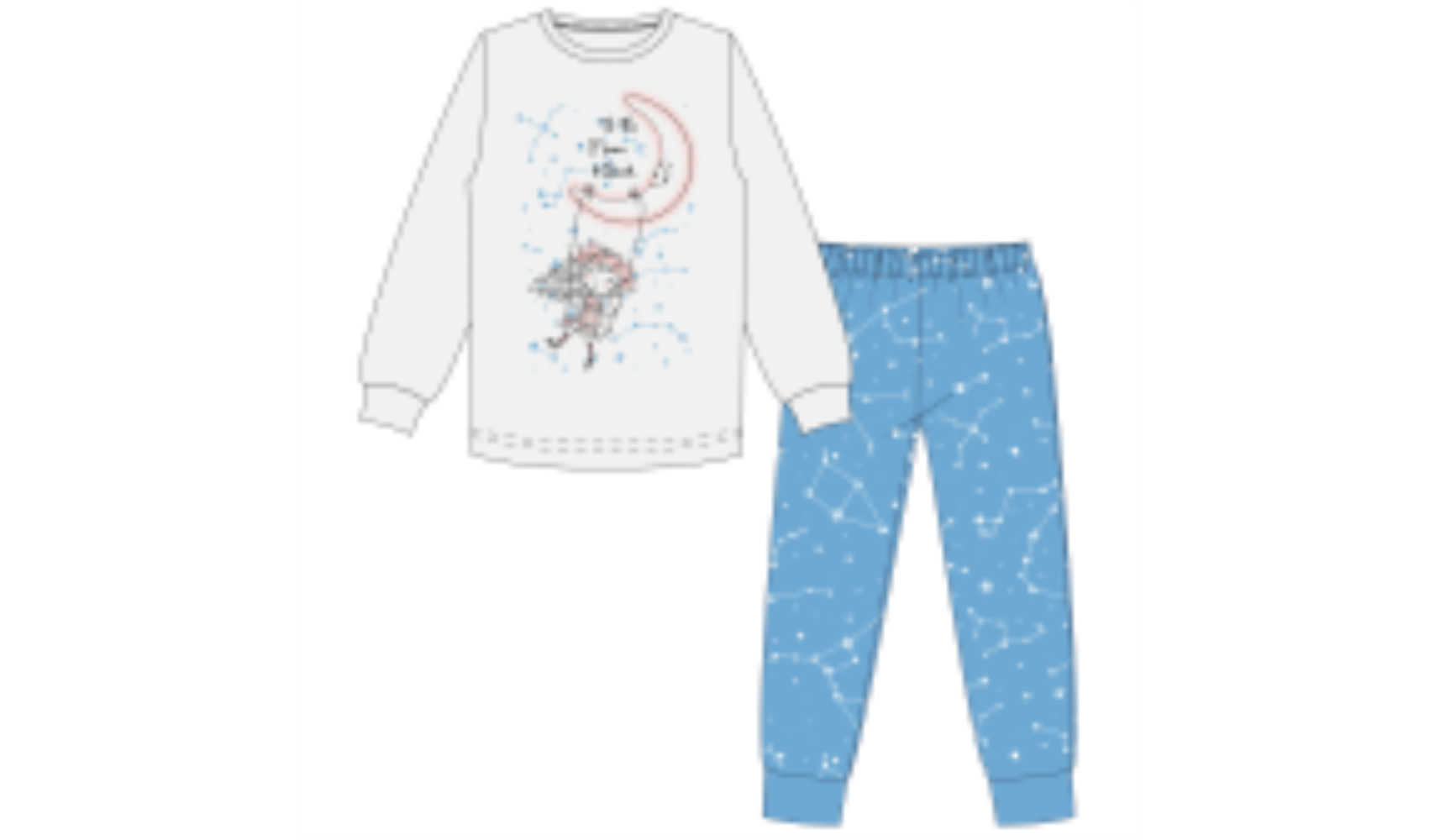 Комплект дев (джемпер, брюки) (АРТ. CSKG 50087)