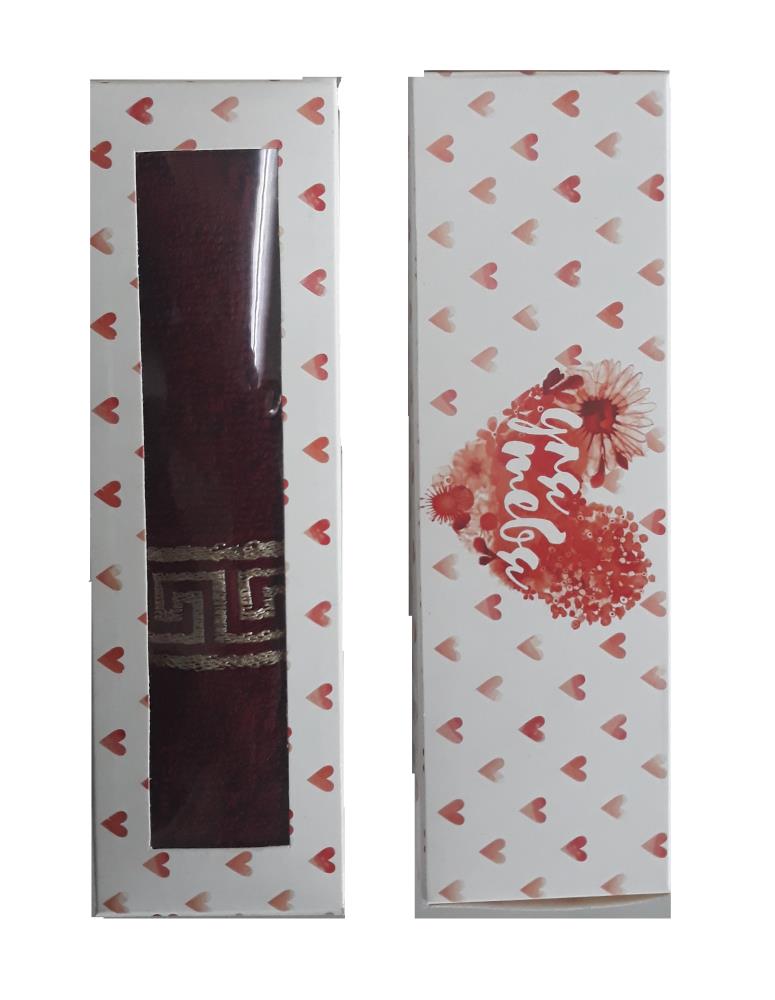 Комплект коробка Для тебя  5,5*18*5,5, полотенце махровое 30*30 (Art soft tex) (АРТ. НК-6)