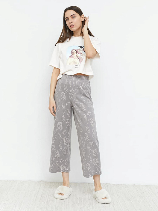 Комплект жен(футболка+бриджи)  (АРТ. 592444)